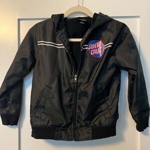 Santa Cruz Skateboards youth size small windbreaker.